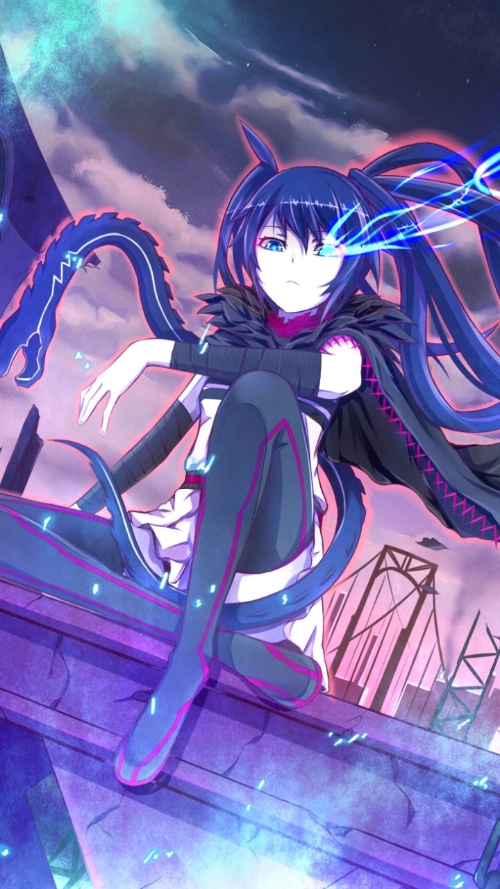 Download Anime Black Rock Shooter Phone Wallpaper