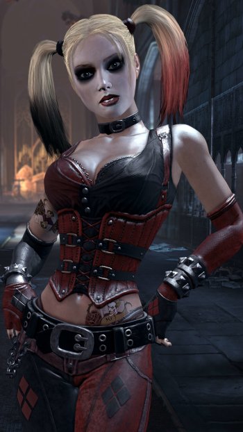 Harley Quinn video game Batman: Arkham City Phone Wallpaper