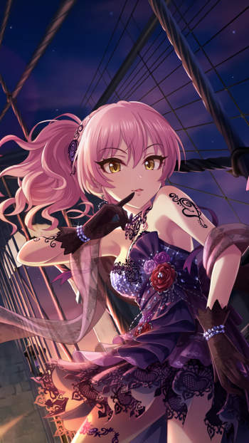 Mika Jougasaki Anime THE iDOLM@STER: Cinderella Girls Starlight Stage Phone Wallpaper