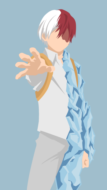 Shoto Todoroki Anime My Hero Academia Phone Wallpaper