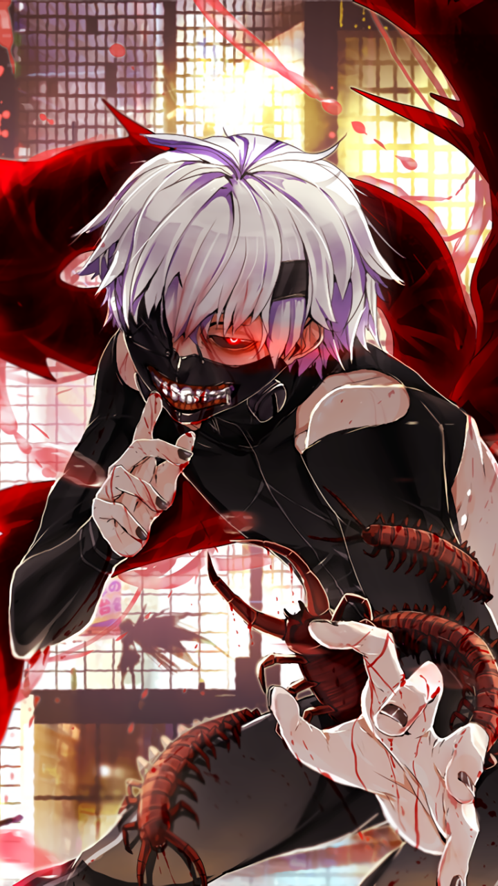 Download Ken Kaneki Anime Tokyo Ghoul Phone Wallpaper