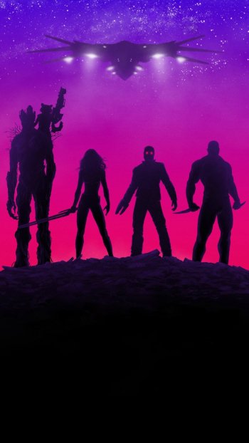 neon movie Guardians of the Galaxy Phone Wallpaper