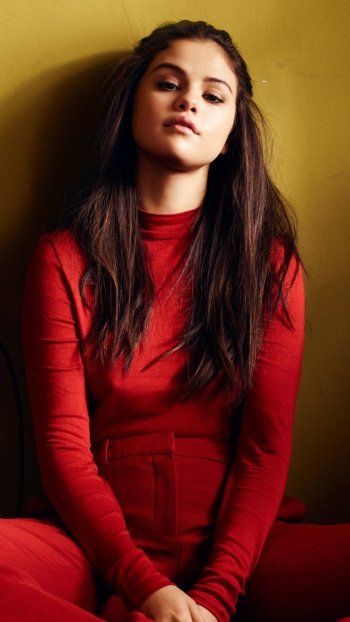 brown eyes brunette singer American music Selena Gomez Phone Wallpaper