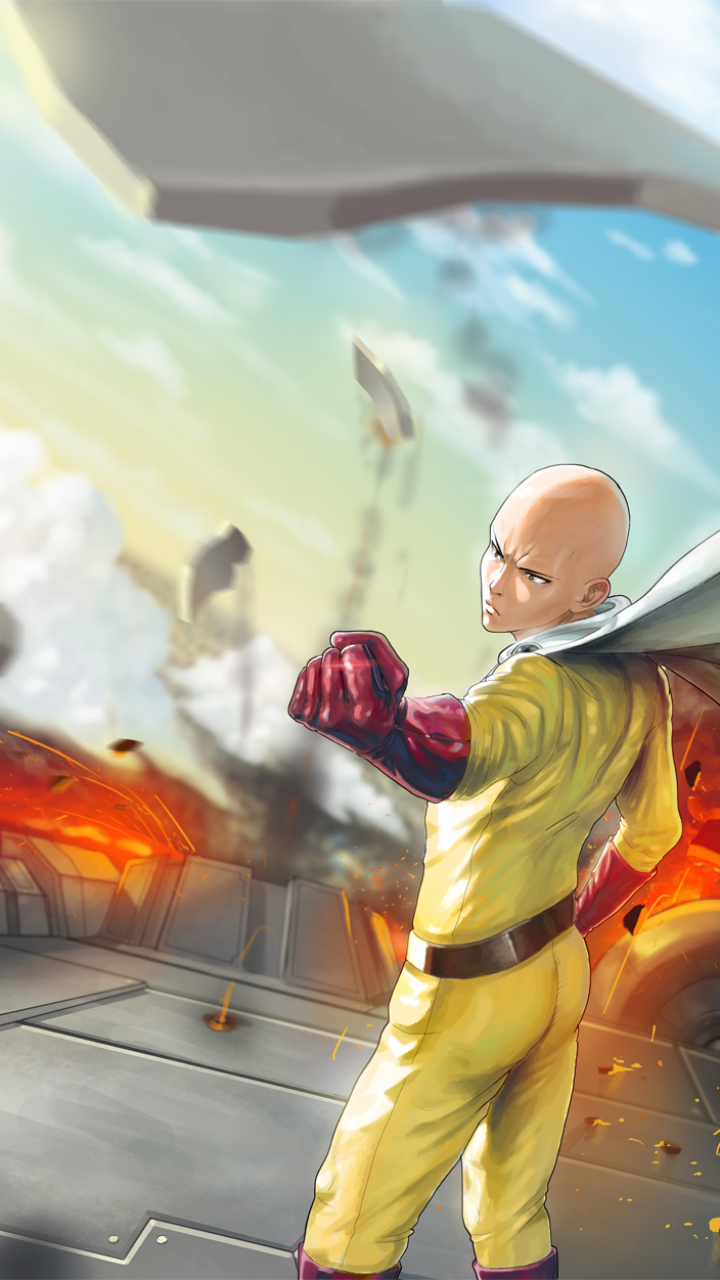 Anime, Saitama, OnePunch-Man, 720x1280 wallpaper