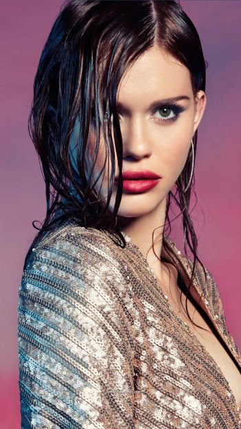 lipstick green eyes actress Celebrity Holland Roden Phone Wallpaper