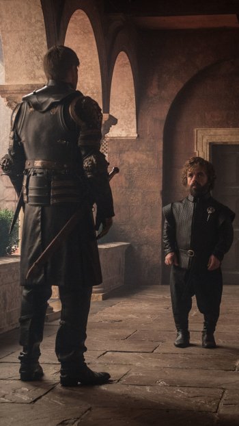Nikolaj Coster-Waldau Peter Dinklage Jaime Lannister Tyrion Lannister TV Show Game Of Thrones Phone Wallpaper
