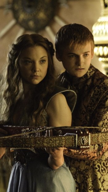 Jack Gleeson Margaery Tyrell Joffrey Baratheon Natalie Dormer TV Show Game Of Thrones Phone Wallpaper