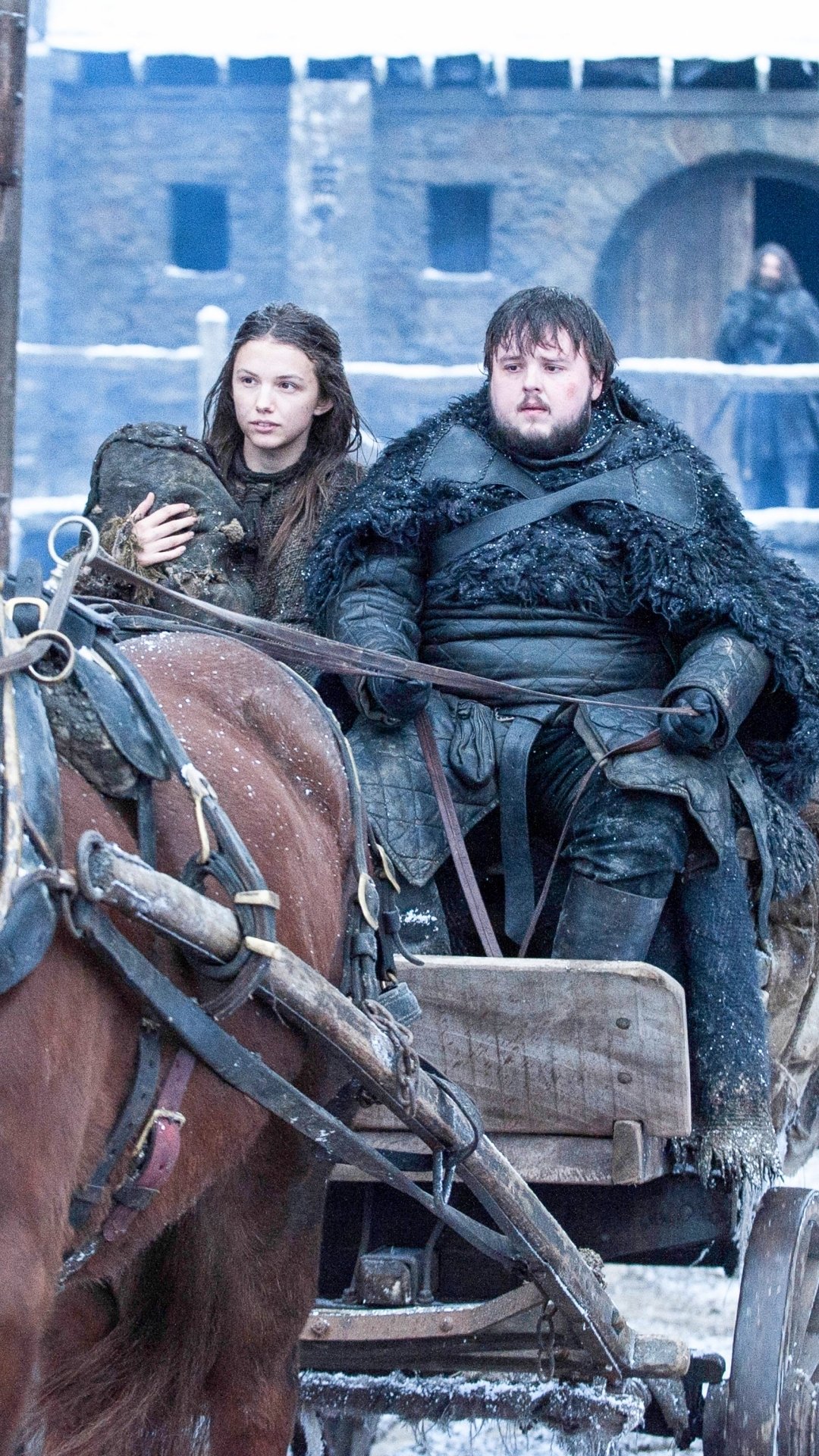 Download Hannah Murray John Bradley Gilly (Game Of Thrones) Samwell Tarly TV Show Game Of Thrones  Phone Wallpaper