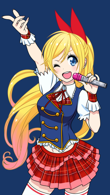 Chitoge Kirisaki Anime Nisekoi Phone Wallpaper