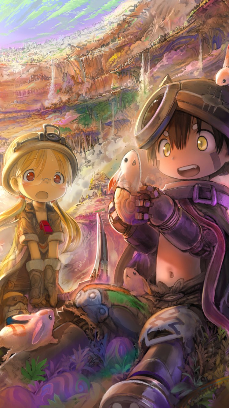Download Regu (Made In Abyss) Riko (Made In Abyss) Anime Made In Abyss Phone Wallpaper