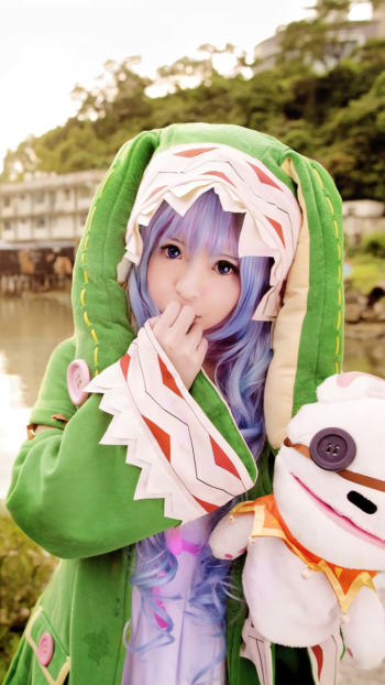 Date A Live Yoshino (Date A Live) woman cosplay Phone Wallpaper