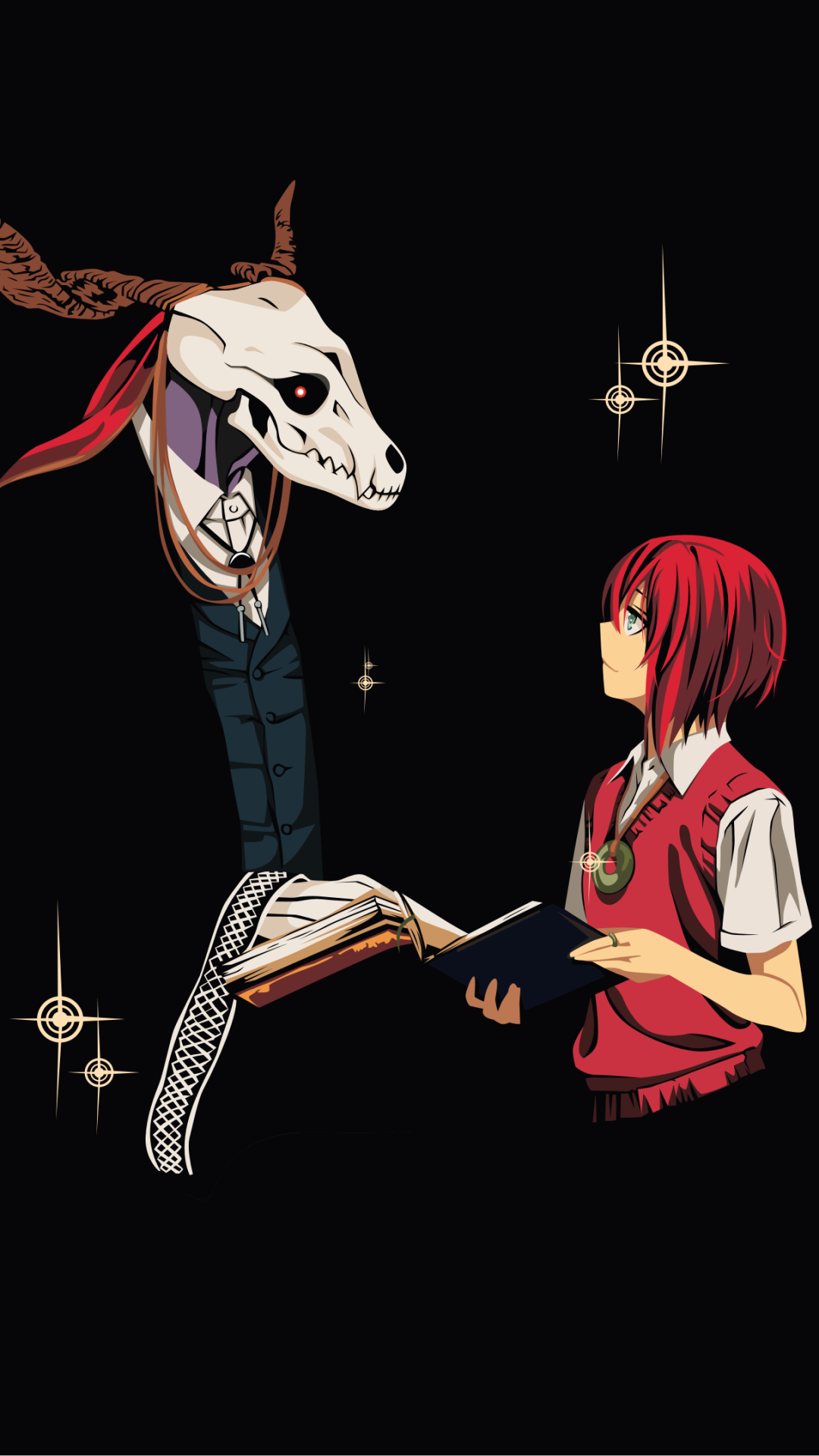 Download Chise Hatori Elias Ainsworth Mahoutsukai No Yome Anime The Ancient Magus' Bride Phone Wallpaper