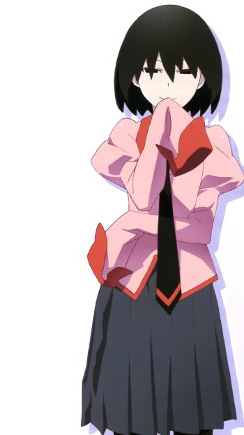 Koyomi Araragi Ougi Oshino Anime Monogatari (Series) Phone Wallpaper