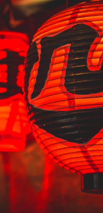 oriental night man made lantern Phone Wallpaper