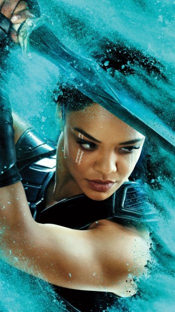 Valkyrie (Marvel Comics) Tessa Thompson movie Thor: Ragnarok Phone Wallpaper