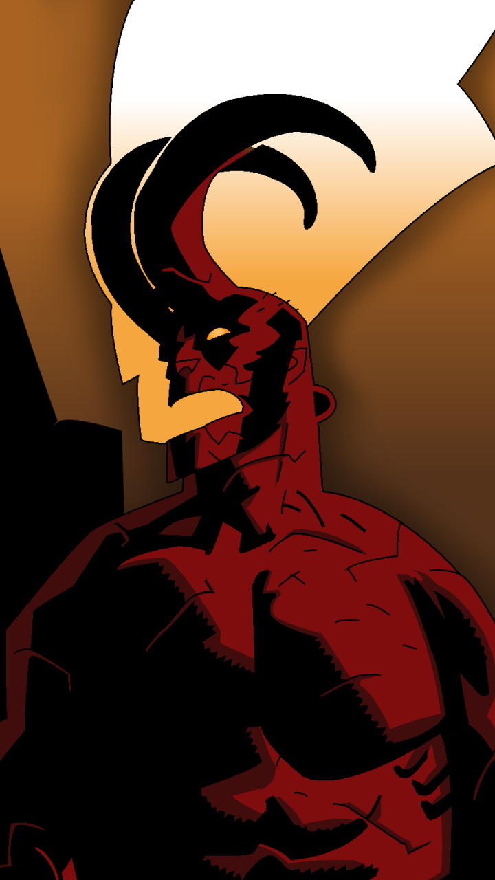Hellboy Phone Wallpaper