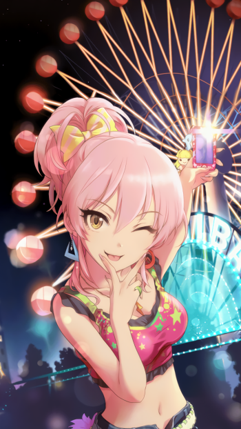 Mika Jougasaki Anime THE iDOLM@STER: Cinderella Girls Starlight Stage Phone Wallpaper