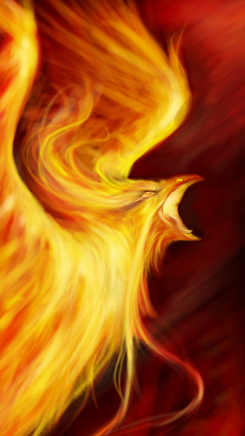  Fire Phoenix by Levente Rückert