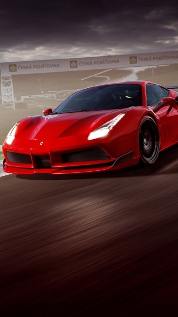 supercar vehicle car Ferrari Ferrari 488 GTB Ferrari 488 Phone Wallpaper