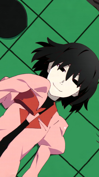 Ougi Oshino Koyomi Araragi Anime Monogatari (Series) Phone Wallpaper