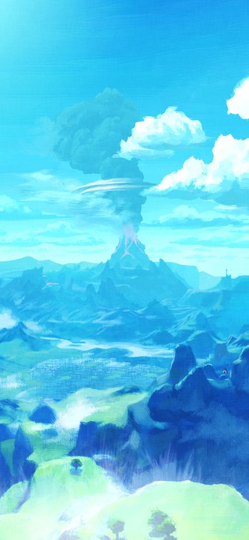 video game The Legend of Zelda: Breath of the Wild Phone Wallpaper