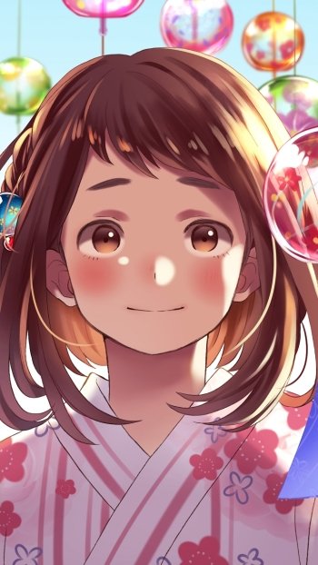 Ochaco Uraraka Anime My Hero Academia Phone Wallpaper
