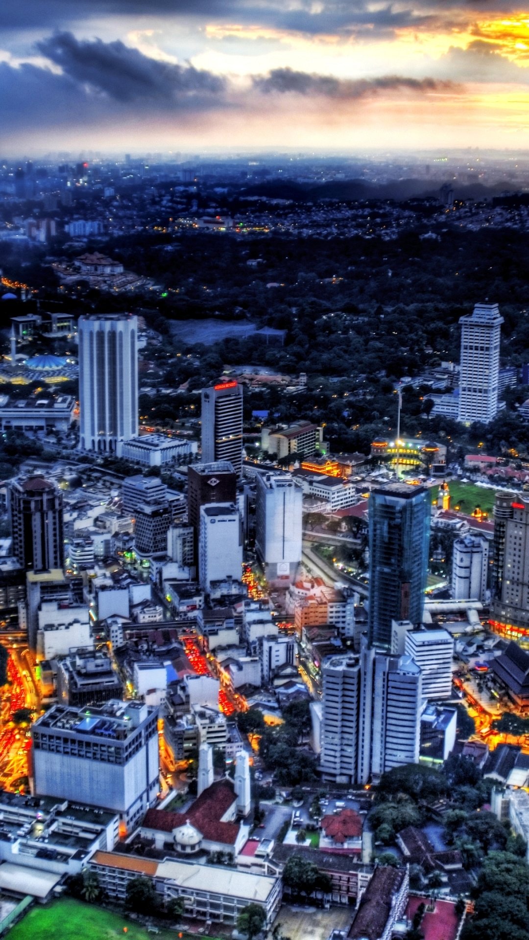 Download Man Made City Phone Wallpaper