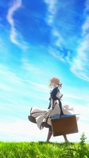 Violet Evergarden (Character) Anime Violet Evergarden Phone Wallpaper