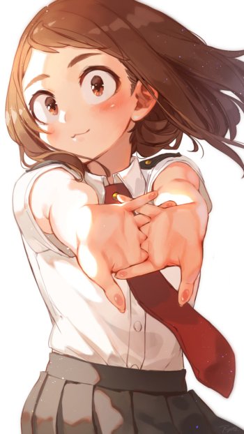 Ochaco Uraraka Anime My Hero Academia Phone Wallpaper
