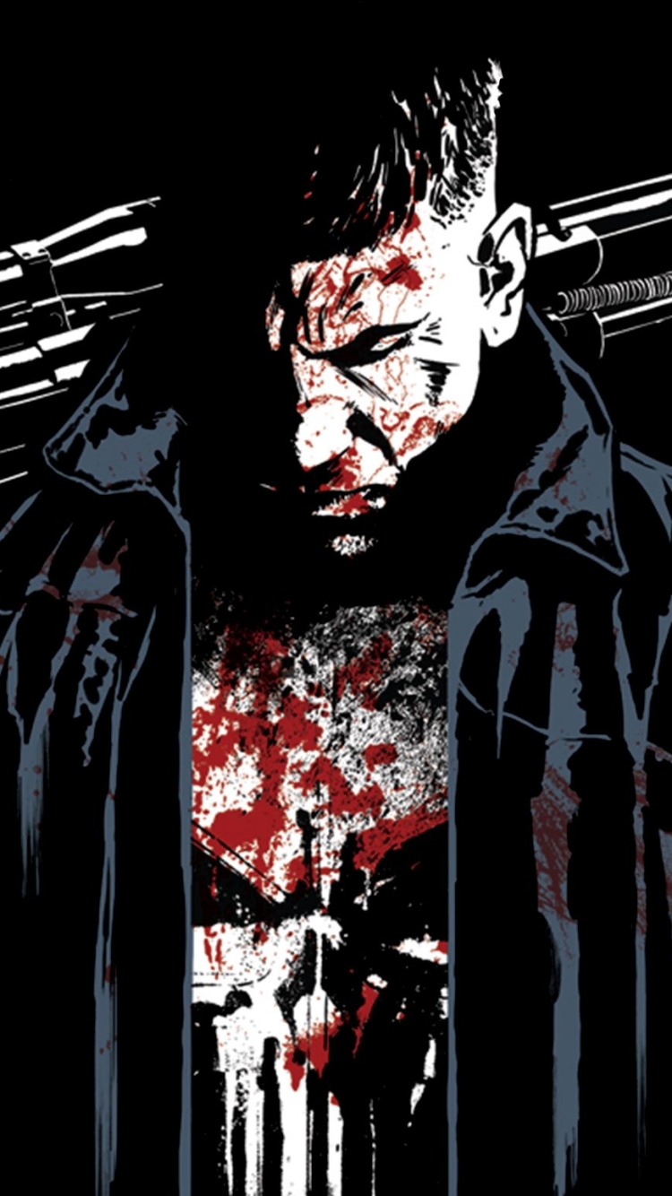 The Punisher Phone Wallpaper - Mobile Abyss