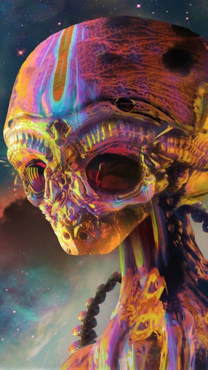 Sci Fi Alien Phone Wallpaper