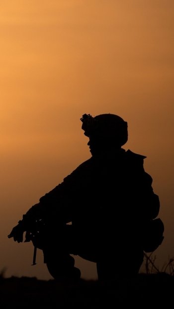  Soldiers at Sunset