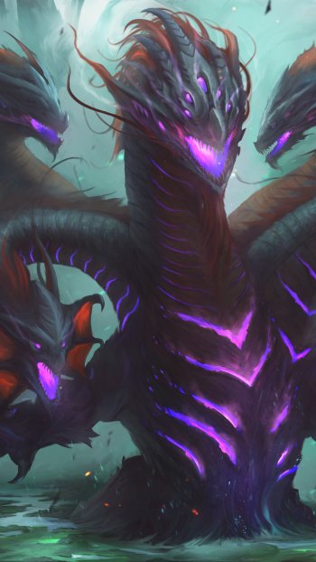 creature fantasy hydra Phone Wallpaper
