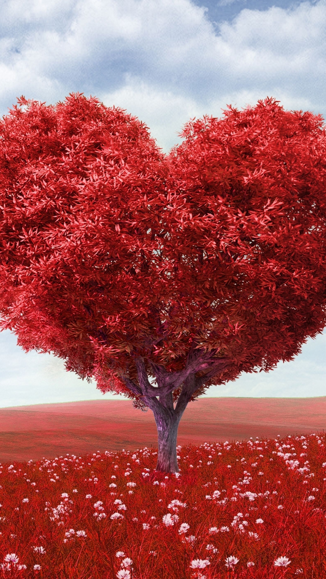 Valentine Heartshaped tree