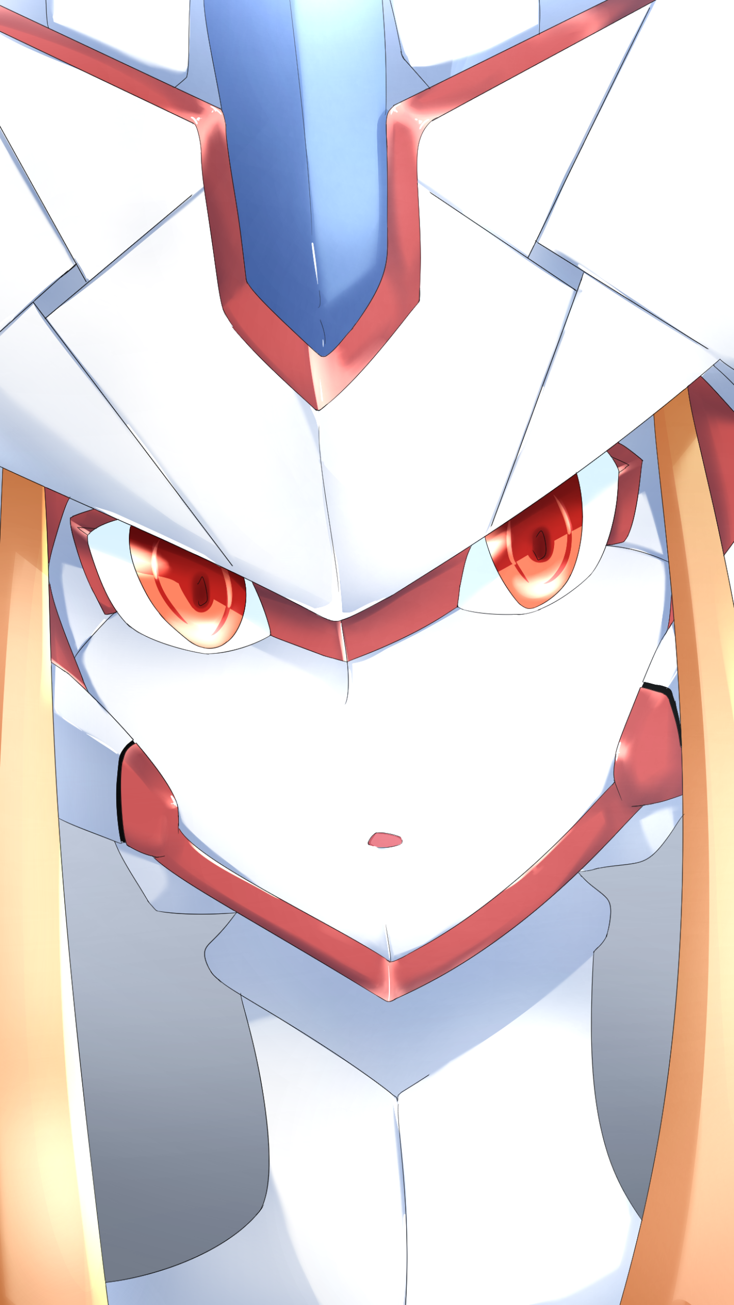 Download Red Eyes Robot Strelizia (Darling In The FranXX) Anime Darling In  The FranXX Phone Wallpaper - Mobile Abyss