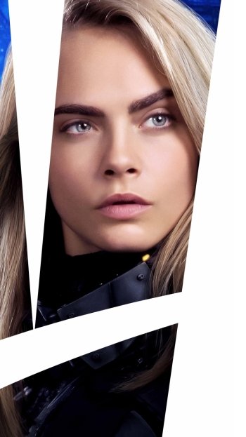 Cara Delevingne movie Valerian and the City of a Thousand Planets Phone Wallpaper