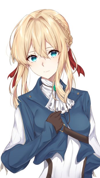 Violet Evergarden (Character) Anime Violet Evergarden Phone Wallpaper