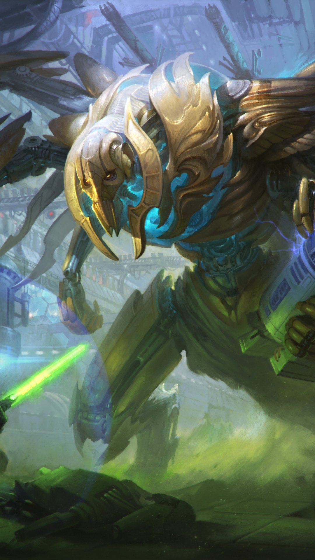 Download Lightsaber General Grievous Sci Fi Star Wars Phone Wallpaper