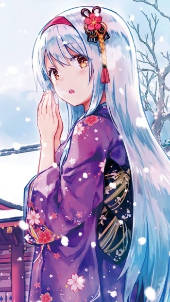 Shoukaku (Kancolle) Anime Kantai Collection Phone Wallpaper