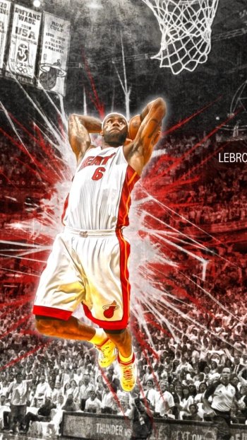 LeBron James Sports Phone Wallpaper