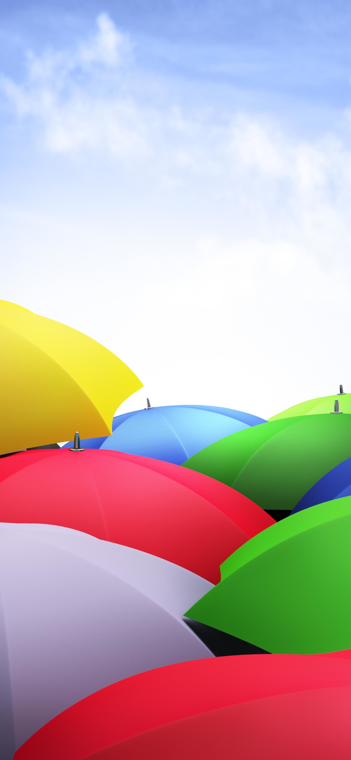 Colorful Umbrellas - Mobile Abyss