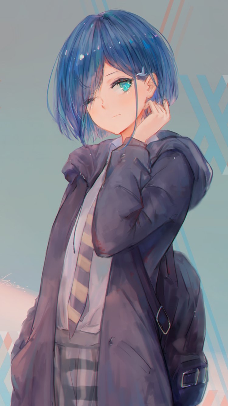 Download Ichigo (Darling In The FranXX) Anime Darling In The FranXX Phone Wallpaper
