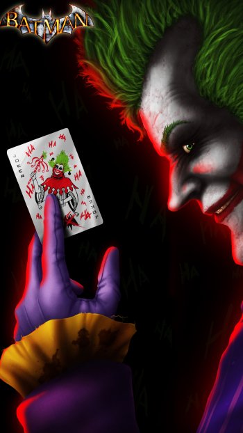 Comic Joker Phone Wallpaper