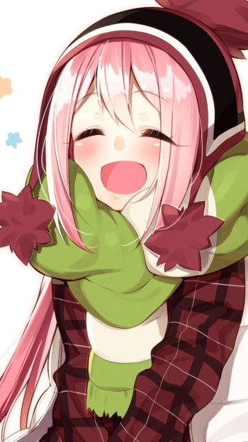 Nadeshiko Kagamihara Anime Laid-Back Camp Phone Wallpaper