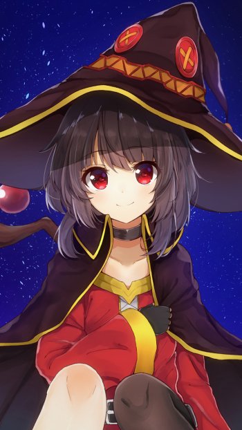 Megumin (KonoSuba) Anime KonoSuba - God’s blessing on this wonderful world!! Phone Wallpaper