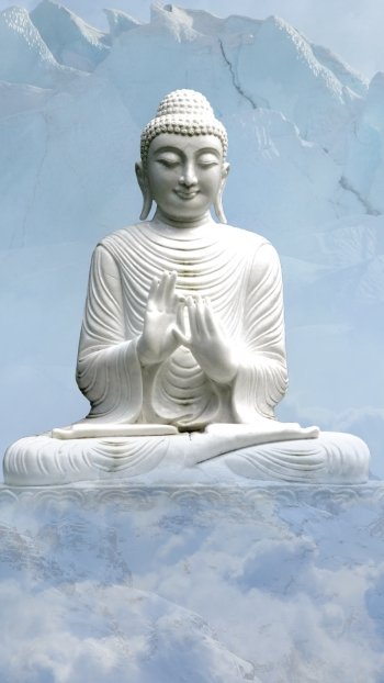  Buddha Statue in the Mountains by Marisa04