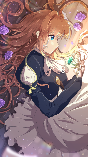 Violet Evergarden (Character) Anime Violet Evergarden Phone Wallpaper