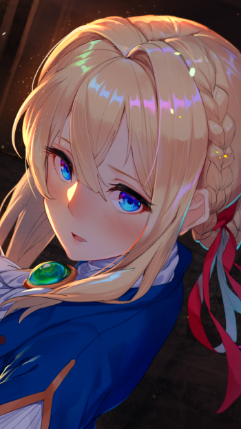 Violet Evergarden (Character) Anime Violet Evergarden Phone Wallpaper
