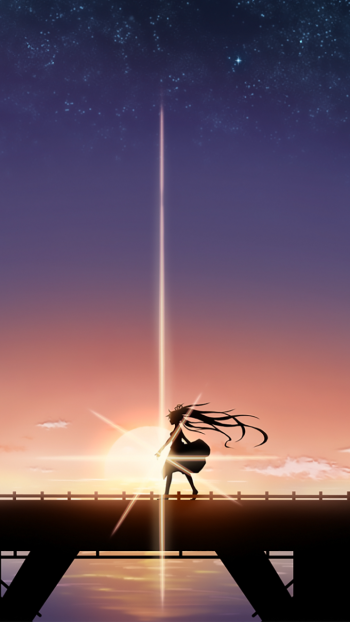 Hatsune Miku Anime Vocaloid Phone Wallpaper