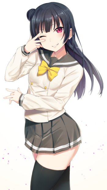 Yoshiko Tsushima Anime Love Live! Sunshine!! Phone Wallpaper